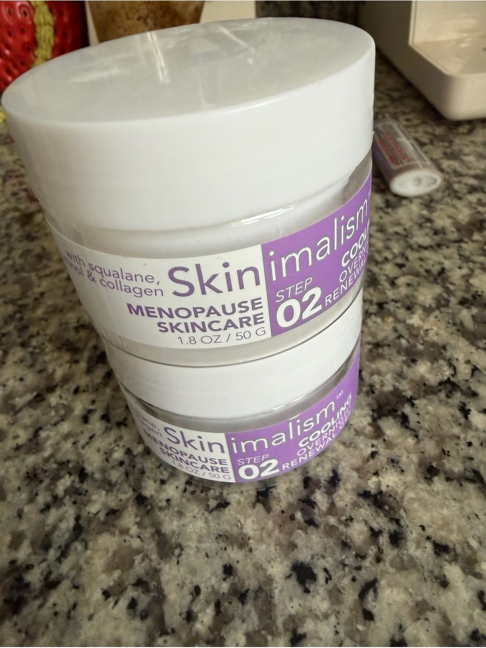 Nwt  Skinimalism Menopause Skincare Step 02 Cooling Overnight Gel x2 summer